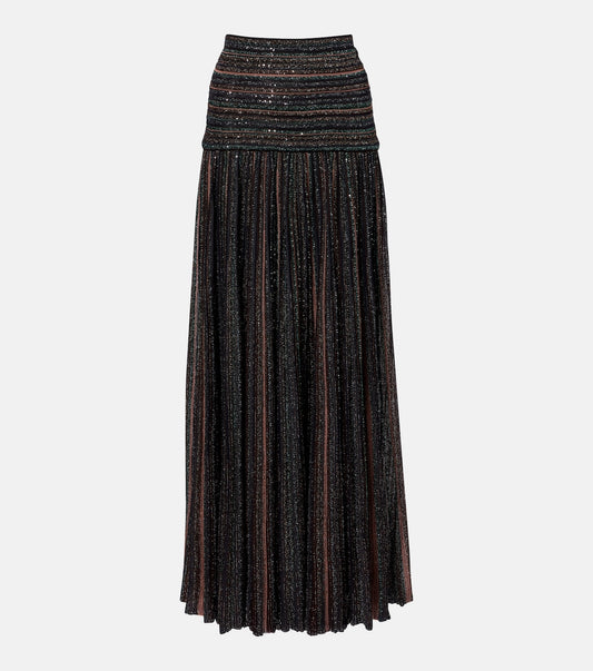 Sequined lamé maxi skirt | Missoni