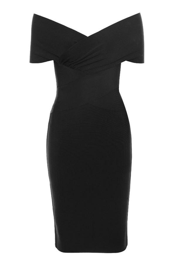 Marta Dress - Black - Bellabarnett