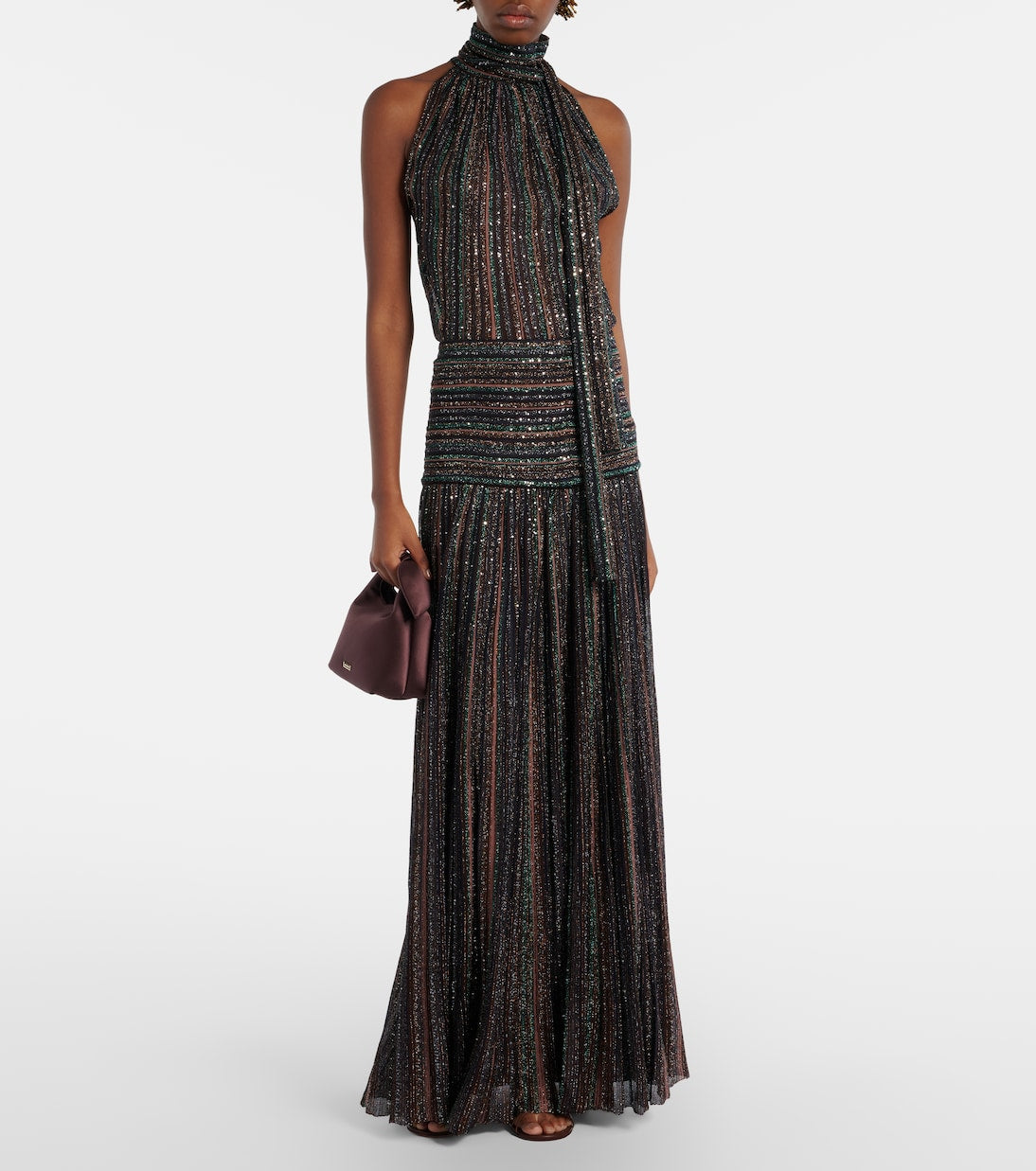 Sequined lamé maxi skirt | Missoni