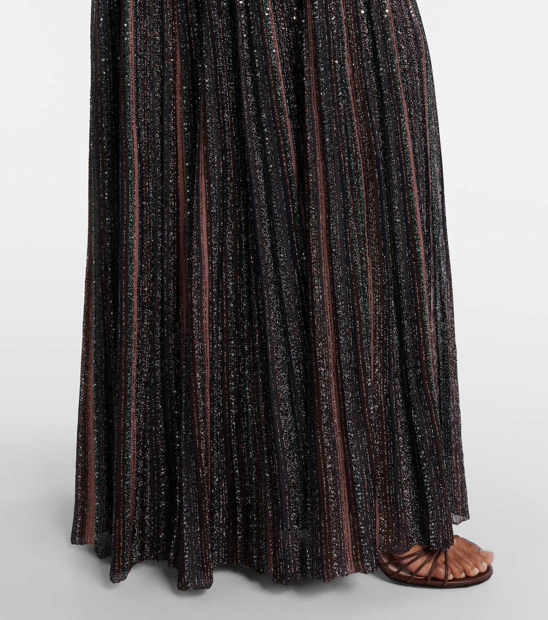 Sequined lamé maxi skirt | Missoni