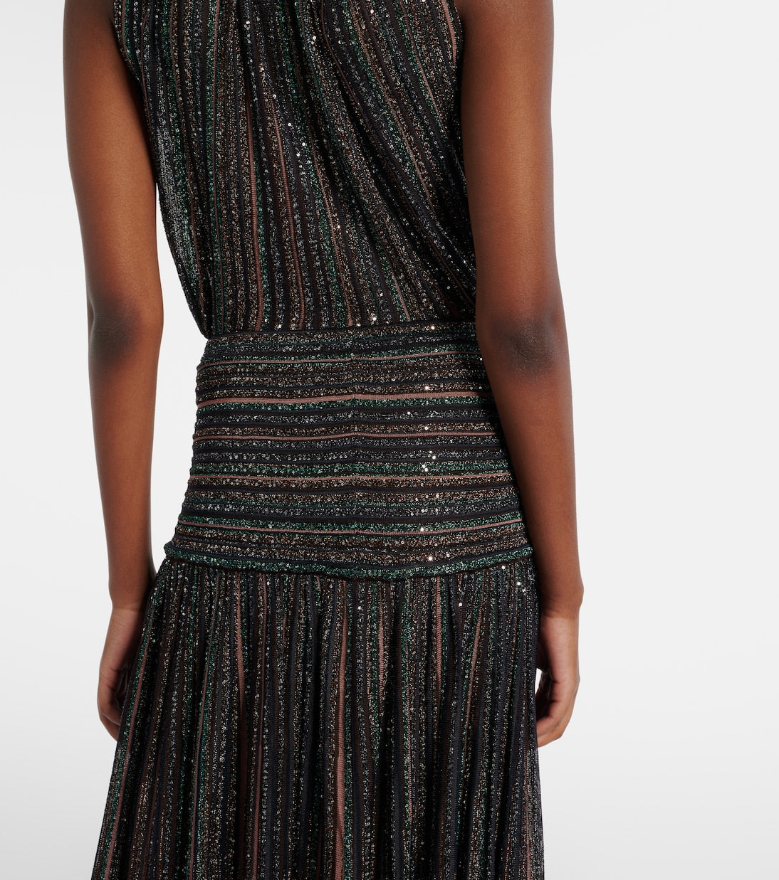 Sequined lamé maxi skirt | Missoni
